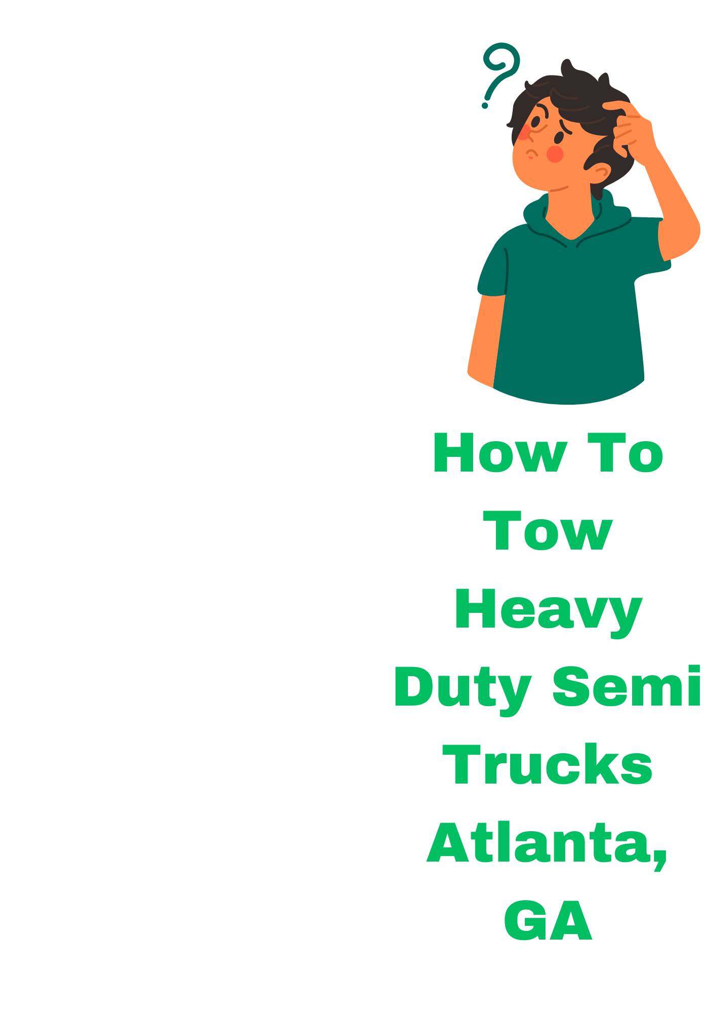 How to do heavy duty towing