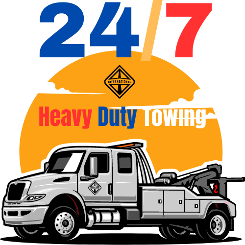 Heavy Duty semi truck towing